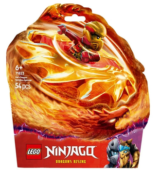 Zestaw klocków LEGO Ninjago Smoczy spinner Spinjitzu Kaia 54 elementy (71823)