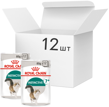 Вологий корм Royal Canin Instinctive +7 тонкі шматочки в соусі 85 г