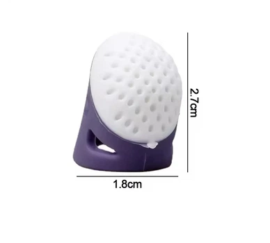 Наперсток силиконовый Finger Thimble сиреневый, 27х18 мм