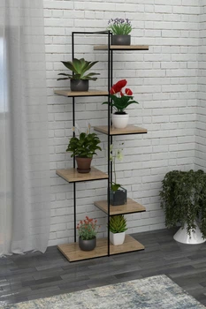 Подставка для цветов в стиле лофт Ecoloft DSP-1129 Дуб Аппалачи