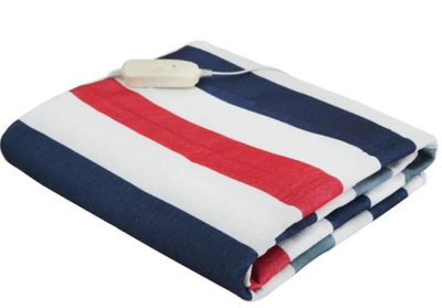 Электрическая простынь Electric blanket с подогревом и терморегулятором 150х170см (M8043-Полосы)