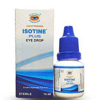 Глазные капли Jagat pharma Айсотин Плюс Eye drops Isotine Plus 10 мл