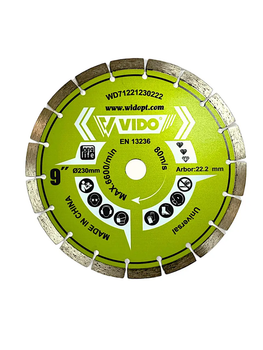 Диск алмазный Vido WD71221230222 230*22.2 мм