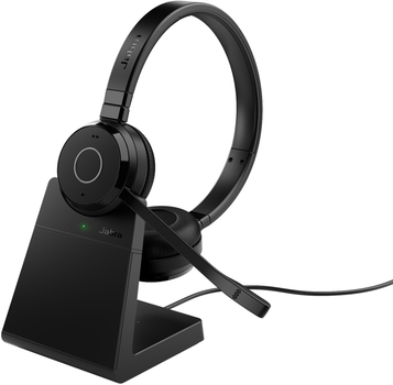 Słuchawki Jabra Evolve 65 TE USB-A MS Stereo Include Stand Black (6699-833-399)