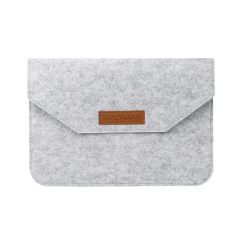 Чехол конверт ZAMAX из войлока для MacBook 13" Gray