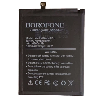 Аккумулятор Borofone BM4J для Xiaomi Redmi Note 8 Pro 4500 mAh, High Copy