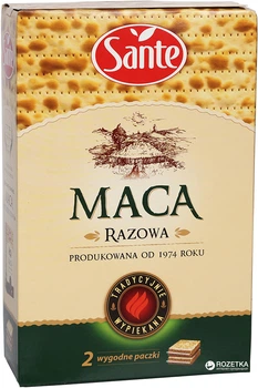 Маца Sante цельнозерновая 180 г (5900617013286)
