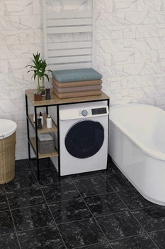 Тумба для стиральной машины в стиле лофт EcoLoft DSP-1120 Дуб аппалачи
