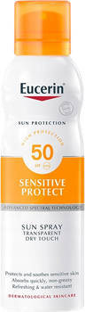 Сонцезахисний спрей Eucerin Sensitive Protect Transparent SPF50 200 мл (4005800126253)