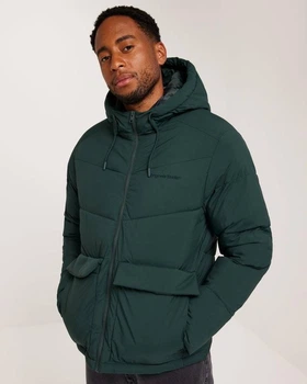 Пуховик короткий мужской Jack&Jones M зеленый изумрудный (12345696)