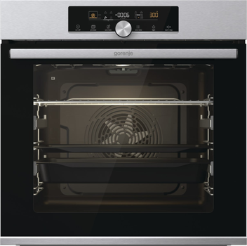 Духова шафа Gorenje електрична 77л A+ пар дисплей (BOS6747A01X)