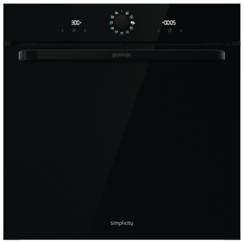 Духова шафа Gorenje електрична 77л A пар дисплей чорний (BOS6737SYB)