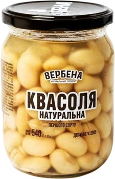 Квасоля натуральна Вербена 540 г (4820209620610)