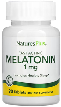 Амінокислота Nature's Plus Мелатонін швидкодіючий Fast Acting Melatonin 90 таблеток 1 мг (097467476240)