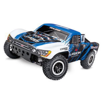 Машинка на радіокеруванні Traxxas Slash 4x4 VXL 1/10 TSM Brushless Short Course (68286-4 Blue)