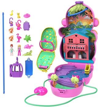 Zestaw do zabawy Mattel Polly Pocket Mama Małpka i Dziecko (0194735218004)