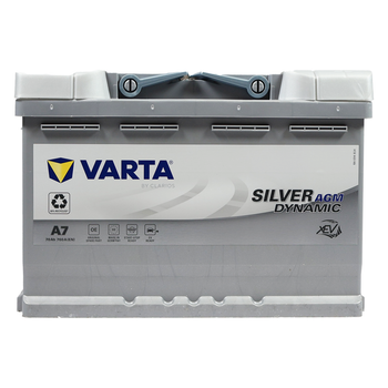 Автомобильный аккумулятор VARTA Silver Dynamic AGM 70Ah 760А R+ 695159