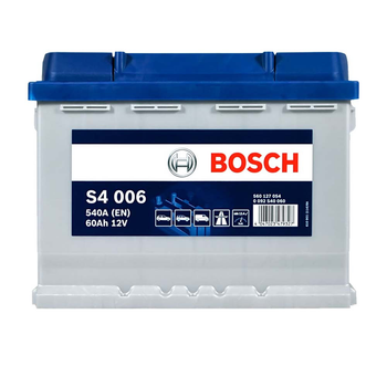 Автомобильный аккумулятор BOSCH 60Ah 540A L+ 0092S40060