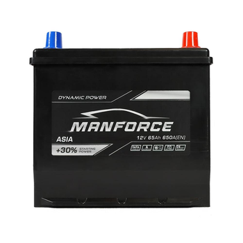 Автомобільний акумулятор MANFORСE Asia 65Ah 650A R+ MF65650(0)JD23