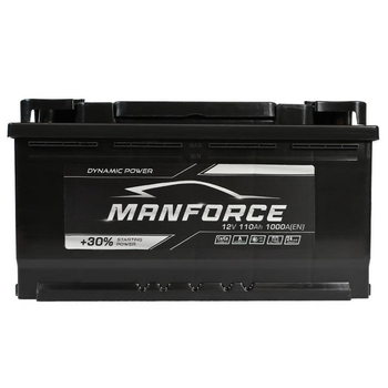 Автомобільний акумулятор MANFORСE 110Ah 1000A R+ MF1101000(0)L5