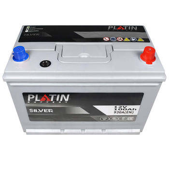 Автомобільний акумулятор PLATIN Silver Asia SMF 100Ah 920A R+ 6002275