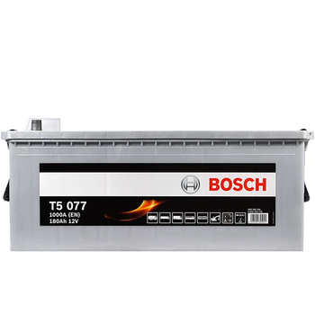 Автомобильный аккумулятор BOSCH 180Ah 1000A L+ 0092T50770