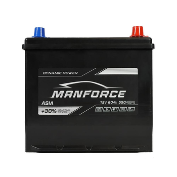 Автомобільний акумулятор MANFORСE Asia 60Ah 550A R+ MF60550(0)JD23