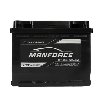 Автомобільний акумулятор MANFORСE 60Ah 600A L+ MF60600(1)L2
