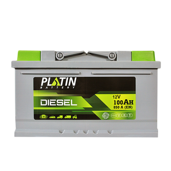 Автомобильный аккумулятор PLATIN Silver Diesel MF 100Ah 850A R+ 6002321