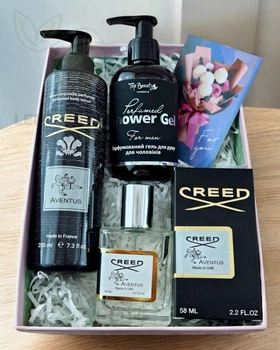 Подарочный набор косметики No Brand в стиле CREED Aventus 3 в 1