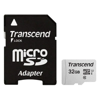 Карта памяти Transcend MicroSDHC 32GB UHS-I Class 10 300S + SD-adapter (TS32GUSD300S-A)
