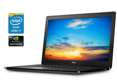 Ноутбук Б-клас Dell Latitude 3500 / 15.6" (1920x1080) TN / Intel Core i7-8565U (4 (8) ядра по 1.8 - 4.6 GHz) / 8 GB DDR4 / 256 GB SSD / nVidia GeForce MX130, 2 GB GDDR5, 64-bit / WebCam б/в