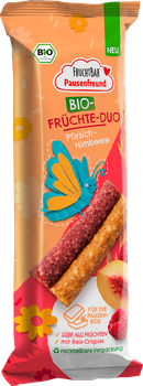 Фруктово-злаковий батончик персик + малина, TM FruchtBar, для дітей з 3-х років, 27 грам