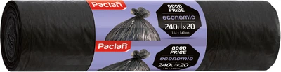 Мішки для сміття Paclan Economic 240 л x 20 шт (5900942854233)