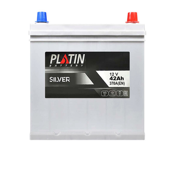 Автомобильный аккумулятор PLATIN Silver Asia SMF 42Ah 370A R+ psa5402132