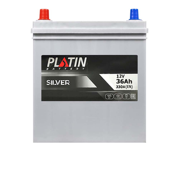 Автомобильный аккумулятор PLATIN Silver Asia SMF 36Ah 330A L+ 53621977