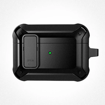 Чехол для наушников airpods 1/2 черный