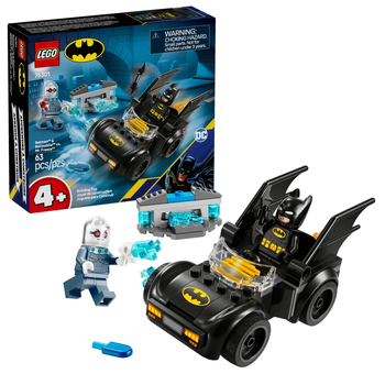 Zestaw klocków LEGO Super Heroes DC Batman i Batmobil kontra Mr. Freeze 63 elementy (76301)