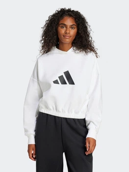 Худи женское Adidas W Fi 3B Oh Hd JE0137 S White (4067887447621)