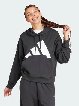 Худи женское Adidas W Bl Ft Hd JN1845 XS Black/White (4067902876177)