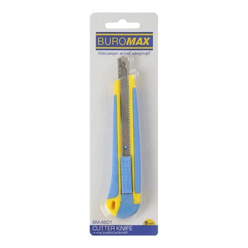 Нож канцелярский BuroMax 9 мм (BM.4601)