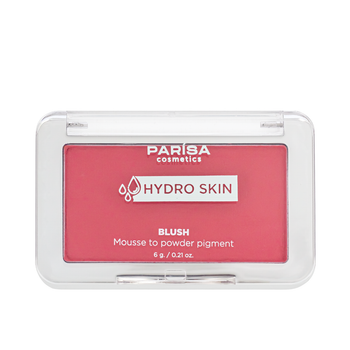 Рум'яна-мус Parisa Cosmetics Hydro Skin Blush Mousse to Powder Pigment компактні (PHB-04), 03 Bold rosewood Вишневий