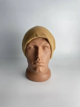Зимняя флисовая шапка, койот