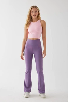 Лосини Superstacy КЛЬОШ з кишенями лілія M (SS2456-13)