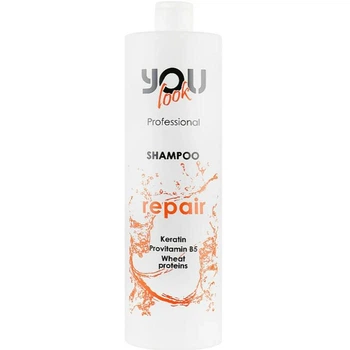 Шампунь You Look для освітленого та сухого волосся Repair Professional Shampoo 1000 мл
