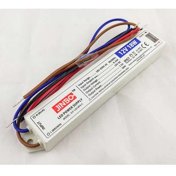 Блок живлення JINBO 18W 220В AC/12В DC IP67 (30см)