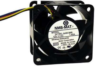 Куллер 60мм NMB-MAT 2415KL-04W-B86 (60ммХ60ммХ38мм) 10000prm, DC12V-1.65A 19.8W 4pin (W5451) БУ