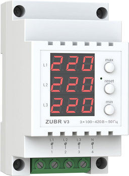 Трифазний вольтметр ZUBR V3 (4820120221323)