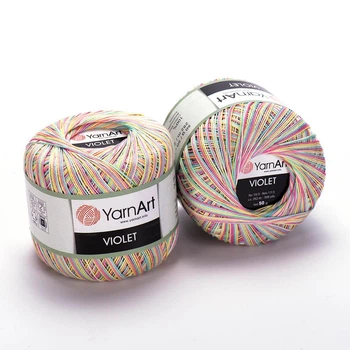 Пряжа для вязания YarnArt Violet 502 номер цвета, хлопок