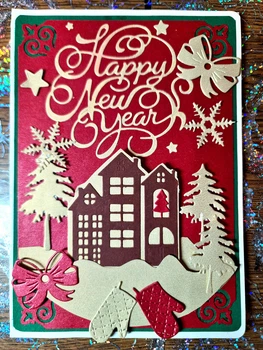 Поздравительная новогодняя открытка " Happy New Year!" С новым годом!